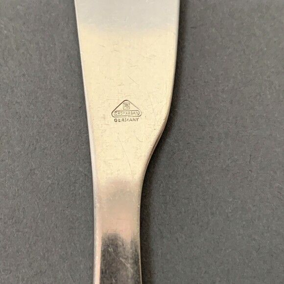 William Fraser WMF Cromargan Kurt Mayer Germany Butter Knife Older Mark - Picture 3 of 5